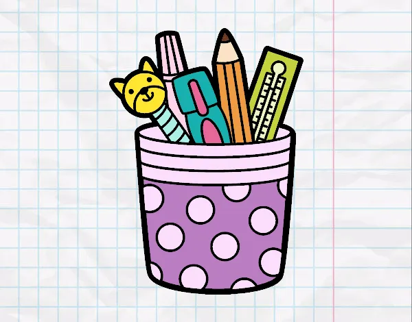 Dibujo de Portalápices pintado por Mafer20 en Dibujos.net el día ... Dibujo de Portalápices pintado por Mafer20 en Dibujos.net el día ...