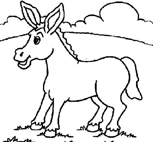 Dibujo de Potrillo para Colorear - Dibujos.net