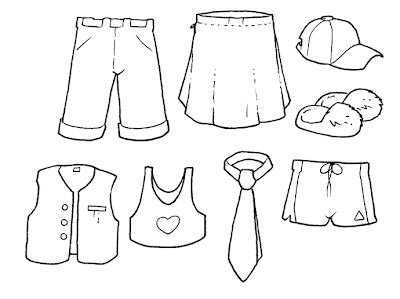 Dibujo de prendas de vestir para colorear ~ 4 Dibujo Dibujo de prendas de vestir para colorear ~ 4 Dibujo
