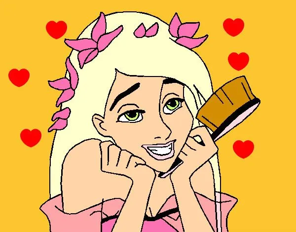Dibujo de princesa enamorada pintado por Seimi2 en Dibujos.net el ... Dibujo de princesa enamorada pintado por Seimi2 en Dibujos.net el ...