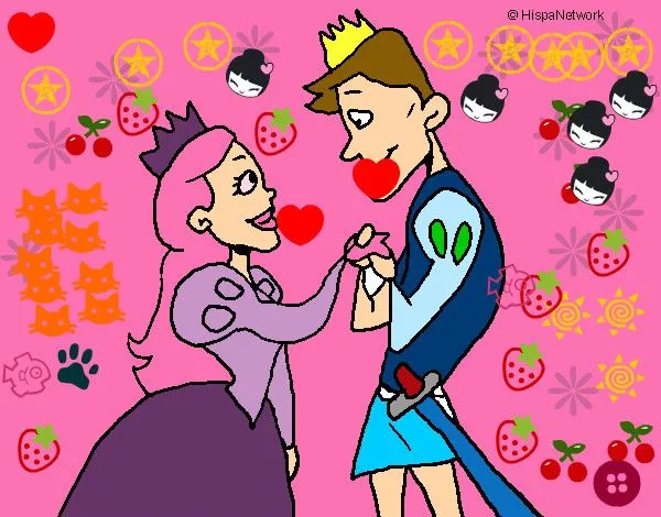 Dibujo de PRINCESA Y PRINCIPE pintado por Galileapb en Dibujos.net ... Dibujo de PRINCESA Y PRINCIPE pintado por Galileapb en Dibujos.net ...