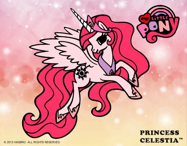 Princesa celestia colorear - Imagui
