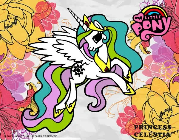 Dibujo de Princess Celestia pintado por Minecraft en Dibujos.net ...