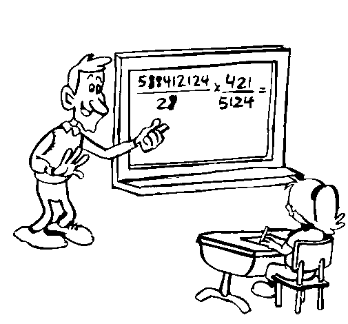Dibujo de Profesor de matemáticas para Colorear - Dibujos.net Dibujo de Profesor de matemáticas para Colorear - Dibujos.net