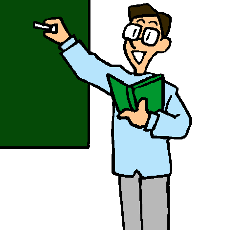 Dibujo de Profesor en la pizarra pintado por Enzoricardo en ... Dibujo de Profesor en la pizarra pintado por Enzoricardo en ...
