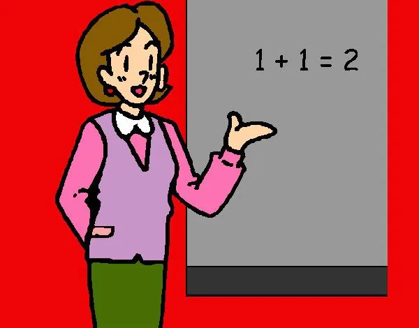 Dibujo de Profesora dando matematicas pintado por Marcosizan en ... Dibujo de Profesora dando matematicas pintado por Marcosizan en ...