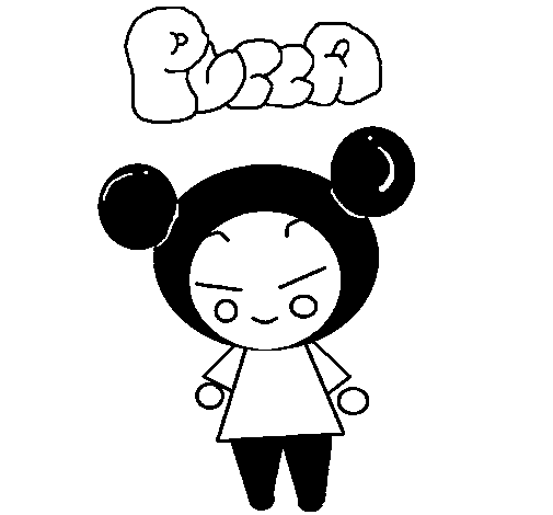 Dibujo de Pucca 2 para Colorear - Dibujos.net