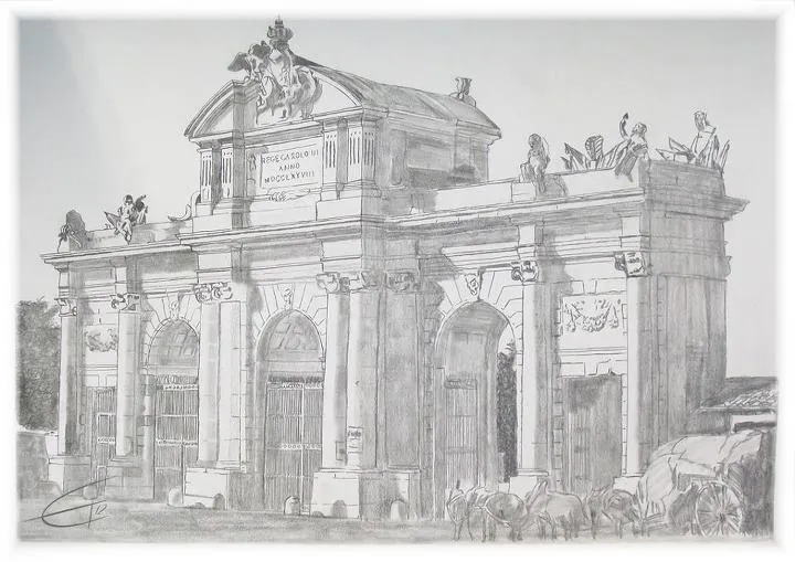 Dibujo de la puerta de alcala para colorear - Imagui Dibujo de la puerta de alcala para colorear - Imagui