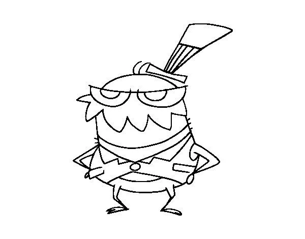 Dibujo de Pulga para Colorear - Dibujos.net Dibujo de Pulga para Colorear - Dibujos.net
