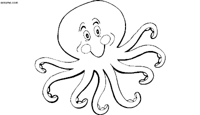 Dibujo de pulpo para colorear - Imagui