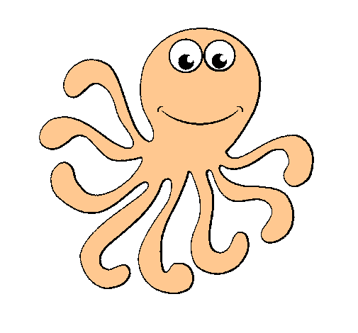 Dibujo de Pulpo 2 pintado por Calamar en Dibujos.net el día 21-11 ...