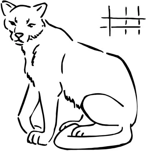 Dibujo de Un Puma para colorear | Dibujos para colorear imprimir ...