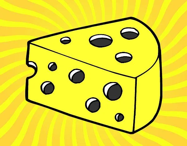 Dibujo de queso gruyer pintado por Mariana233 en Dibujos.net el ...