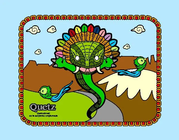 Dibujo de quetzalcoatl pintado por Kalrck en Dibujos.net el día 09 ... Dibujo de quetzalcoatl pintado por Kalrck en Dibujos.net el día 09 ...