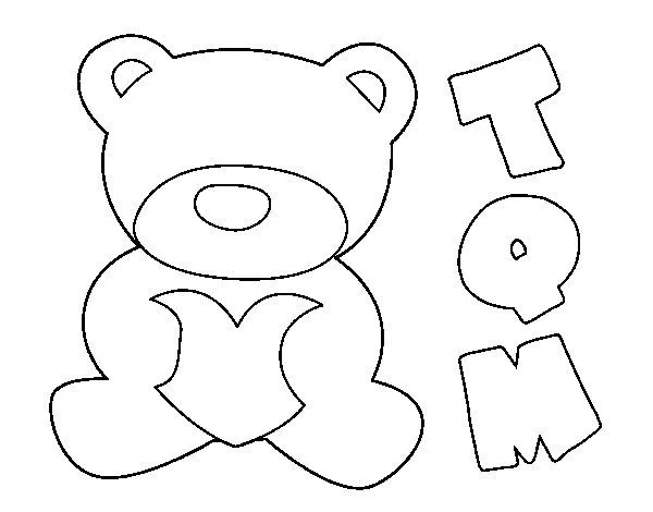 Dibujo de Te quiero mucho para Colorear - Dibujos.net Dibujo de Te quiero mucho para Colorear - Dibujos.net