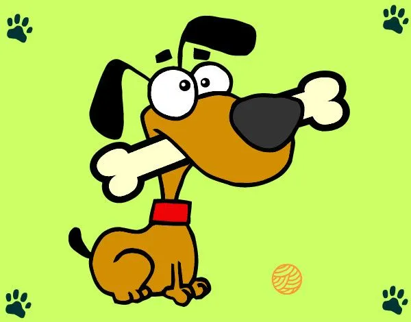 Dibujo de "PERRITO Y SU HUESO QUERIDO" pintado por Chikis23 en ... Dibujo de "PERRITO Y SU HUESO QUERIDO" pintado por Chikis23 en ...