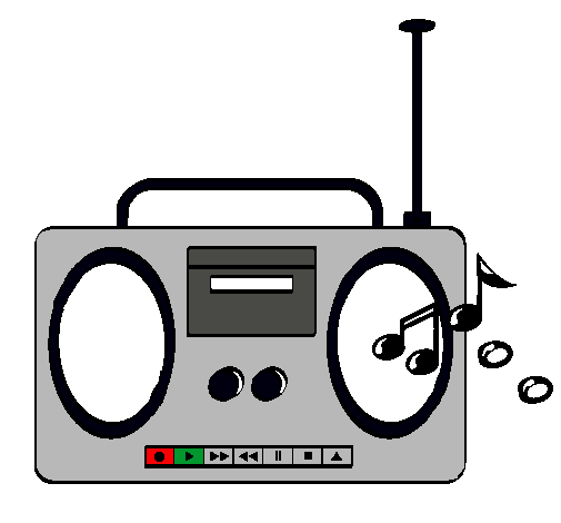 Dibujo de Radio cassette 2 pintado por Grabadora en Dibujos.net el ...