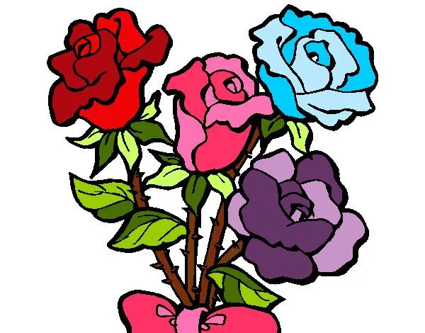 Dibujo de Ramo de rosas pintado por Dalibela en Dibujos.net el día ... Dibujo de Ramo de rosas pintado por Dalibela en Dibujos.net el día ...