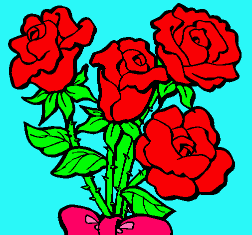 Dibujo de Ramo de rosas pintado por -linda-guillu en Dibujos.net ... Dibujo de Ramo de rosas pintado por -linda-guillu en Dibujos.net ...