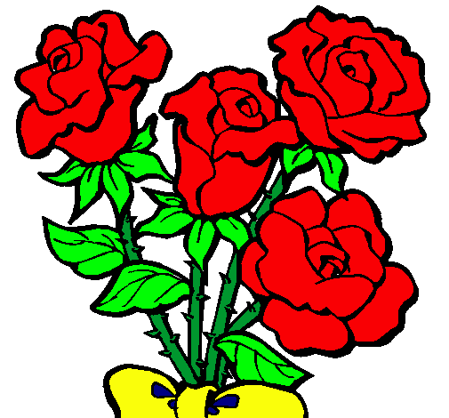 Dibujo de Ramo de rosas pintado por rosas en Dibujos.net el día 26 ... Dibujo de Ramo de rosas pintado por rosas en Dibujos.net el día 26 ...