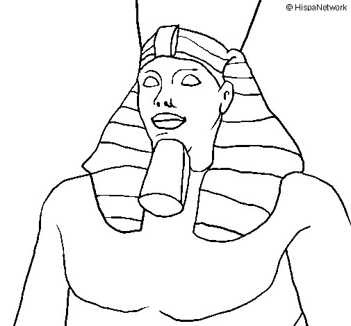 Dibujo de Ramsés II para Colorear - Dibujos.net Dibujo de Ramsés II para Colorear - Dibujos.net