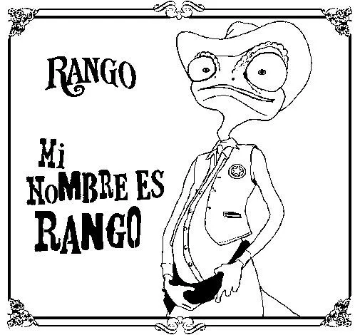 Dibujo de Rango para Colorear - Dibujos.net