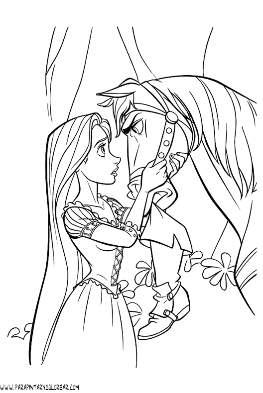 dibujo-rapunzel-walt-disney- ...