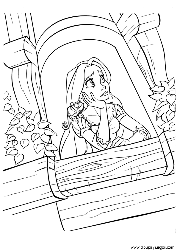 dibujo-rapunzel-walt-disney-019 | Dibujos y juegos, para pintar y ... dibujo-rapunzel-walt-disney-019 | Dibujos y juegos, para pintar y ...