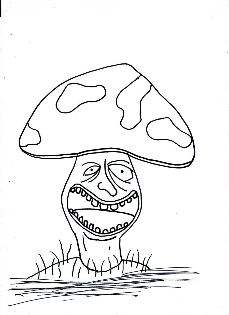 dibujo raro 14 mushroom by kkrusnnic on DeviantArt dibujo raro 14 mushroom by kkrusnnic on DeviantArt