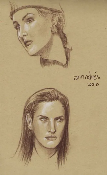Dibujo realista de rostros de mujeres – Realistic women faces ... Dibujo realista de rostros de mujeres – Realistic women faces ...