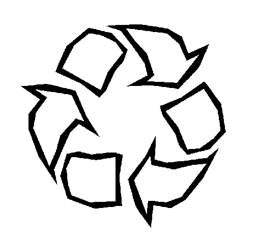 Dibujo de Reciclar para Colorear - Dibujos.net