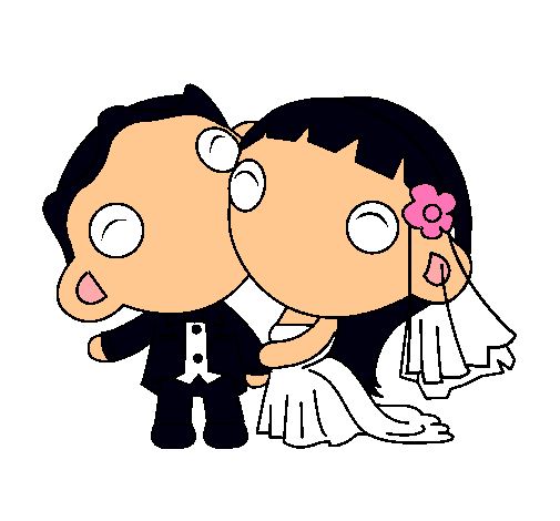 Dibujo de Recién casados II pintado por Boda en Dibujos.net el día ... Dibujo de Recién casados II pintado por Boda en Dibujos.net el día ...