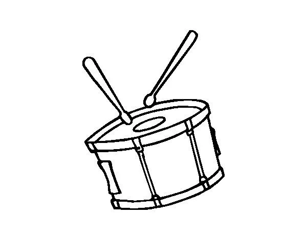 Dibujo de Redoblante para Colorear - Dibujos.net Dibujo de Redoblante para Colorear - Dibujos.net