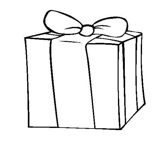 Dibujo de Regalo 1 para Colorear - Dibujos.net Dibujo de Regalo 1 para Colorear - Dibujos.net