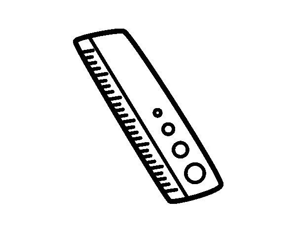 Dibujo de Una regla para Colorear - Dibujos.net Dibujo de Una regla para Colorear - Dibujos.net