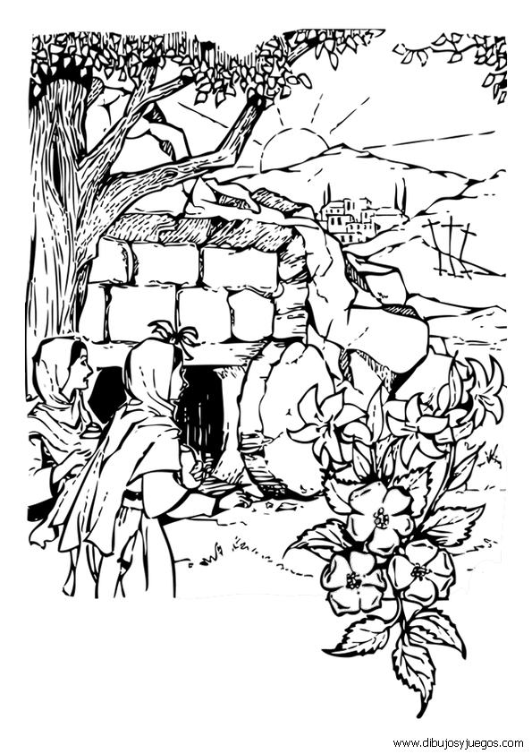 dibujo-resurreccion-jesus-004 | Dibujos y juegos, para pintar y ... dibujo-resurreccion-jesus-004 | Dibujos y juegos, para pintar y ...