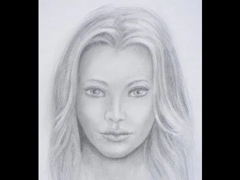 Dibujo - Retrato ( canon del rostro ) como centrar un rostro en ...