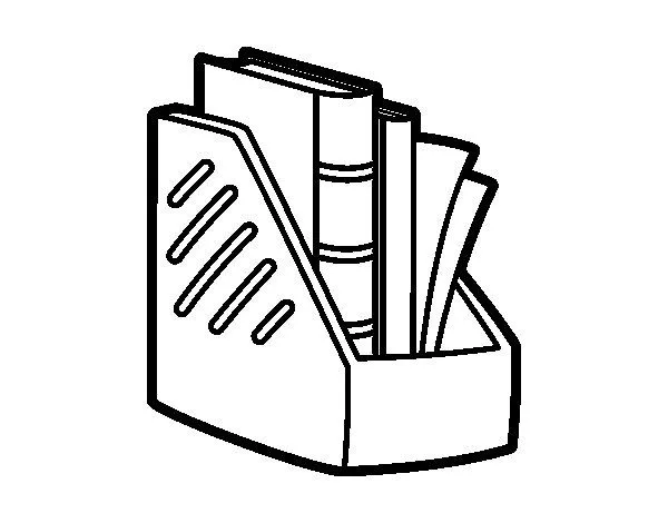 Dibujo de Revistero para Colorear - Dibujos.net Dibujo de Revistero para Colorear - Dibujos.net