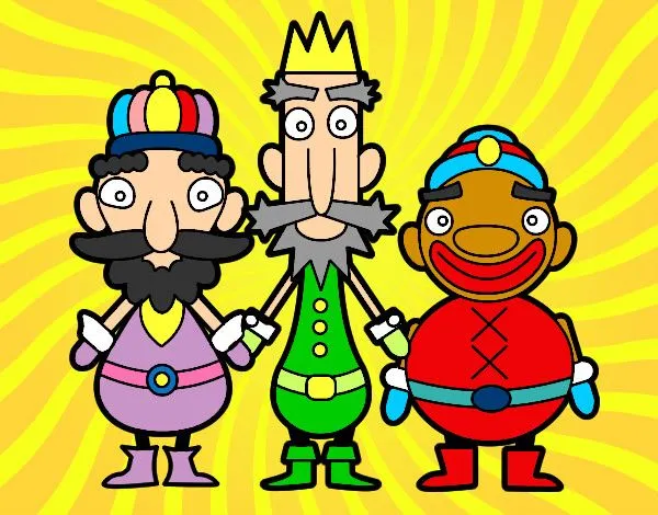 Dibujo de Los Reyes Magos de Oriente pintado por Guiliana en ... Dibujo de Los Reyes Magos de Oriente pintado por Guiliana en ...
