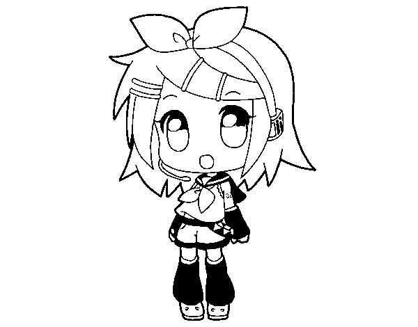 Dibujo de Rin para Colorear - Dibujos.net