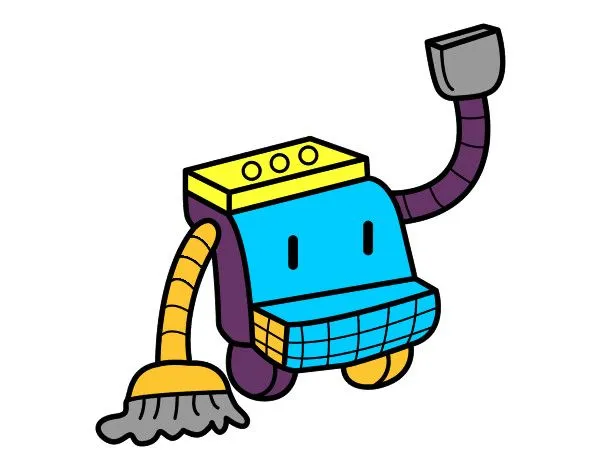 Dibujo de Robot de limpieza pintado por Mosnter en Dibujos.net el ...