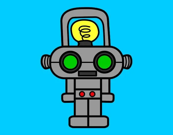 Dibujo de Robot con luz pintado por Eliyau en Dibujos.net el día ... Dibujo de Robot con luz pintado por Eliyau en Dibujos.net el día ...