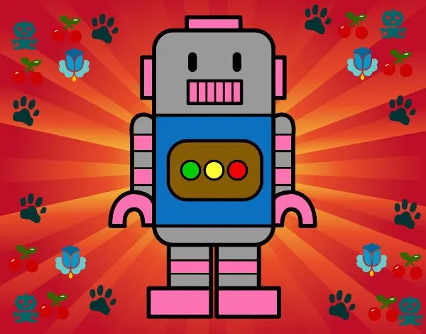 Dibujo de el robot santy pintado por Nicko en Dibujos.net el día ... Dibujo de el robot santy pintado por Nicko en Dibujos.net el día ...