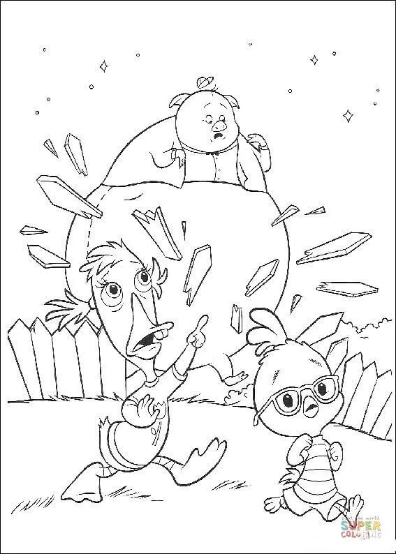 Dibujo de Runt, Abbey y Ace Cluck para colorear | Dibujos para ... Dibujo de Runt, Abbey y Ace Cluck para colorear | Dibujos para ...