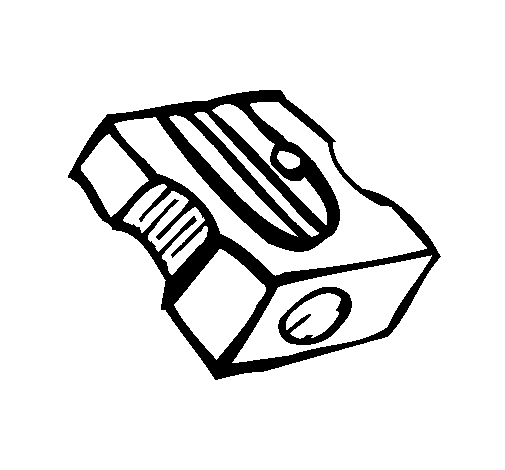 Dibujo de Sacapuntas para Colorear - Dibujos.net Dibujo de Sacapuntas para Colorear - Dibujos.net