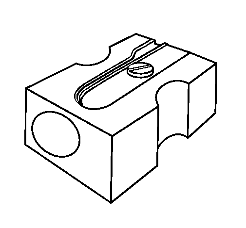 Dibujo de Sacapuntas II para Colorear - Dibujos.net Dibujo de Sacapuntas II para Colorear - Dibujos.net