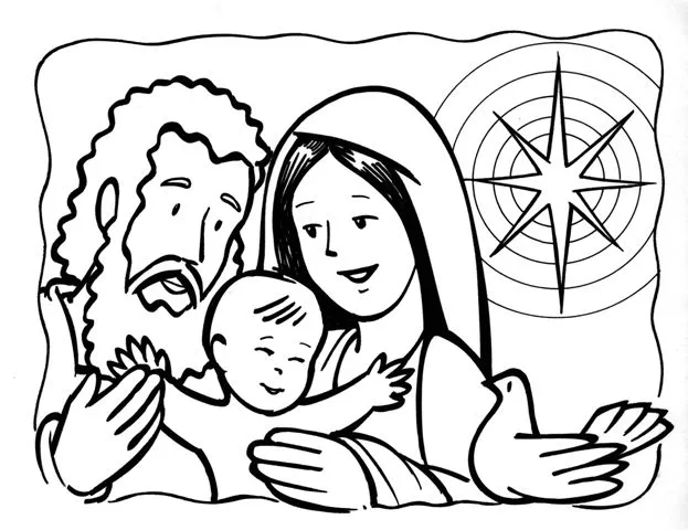 Imagenes de la Sagrada Familia para colorear - Imagui Imagenes de la Sagrada Familia para colorear - Imagui