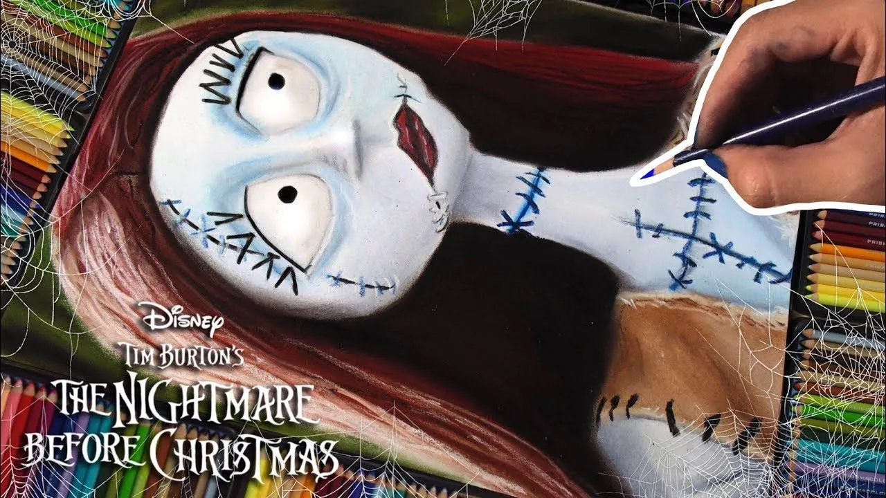 DIBUJO A SALLY EL EXTRAÑO MUNDO DE JACK(TIM BURTON) HOW TO DRAW SALLY  NIGTMARE BEFORE HALLOWEEN - YouTube