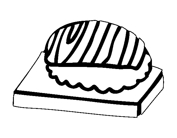 Dibujo de Salmón ahumado para Colorear - Dibujos.net Dibujo de Salmón ahumado para Colorear - Dibujos.net