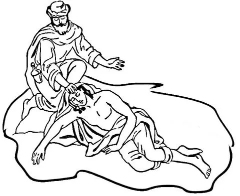 Dibujo de El Buen Samaritano para colorear | Dibujos para colorear ... Dibujo de El Buen Samaritano para colorear | Dibujos para colorear ...